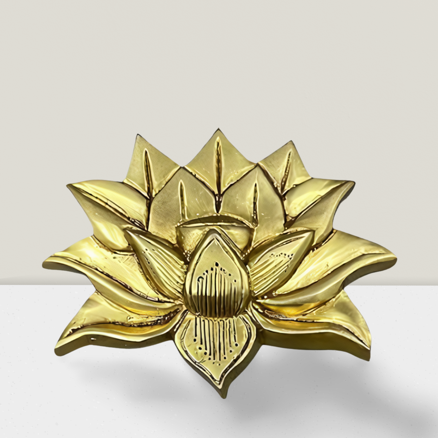 Brass Lotus Wall Hanger – Symbol of Purity and Prosperity